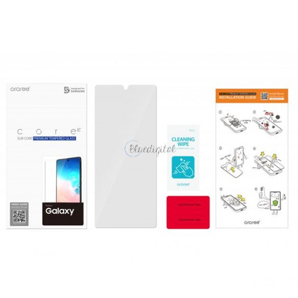 Proiectat pentru sticlă de protecție a ecranului SAMSUNG (rezistentă la zgârieturi, 0,33 mm, 9H, NU curbată) TRANSPARENT Samsung Galaxy S10 Lite (SM-G770F)