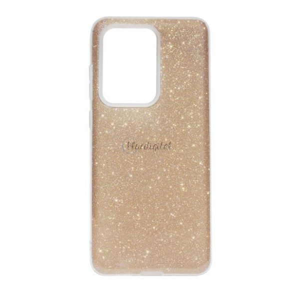 Protectie din silicon pentru telefon (interior din plastic, spate lucios) GOLD Samsung Galaxy S20 Ultra (SM-G988F), Samsung Galaxy S20 Ultra 5G (SM-G988B)