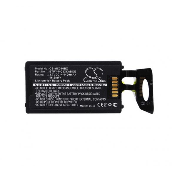 Baterie CAMERON SINO Li-Ion (3.7V/4400mAh, compatibil cu Zebra 82-127909-02) NEGRU