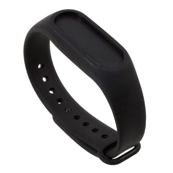 Cadru de silicon (dimensiune personalizată, curea de silicon) negru Xiaomi MI Band 2