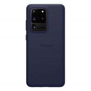 Protector de telefon din silicon NILLKIN FLEX PURE (ultra-subțire, ecologic, interior din microfibră de pluș, mat) ALBASTRU ÎNCHIS Samsung Galaxy S20 Ultra (SM-G988F), Samsung Galaxy S20 Ultra 5G (SM-G988B)