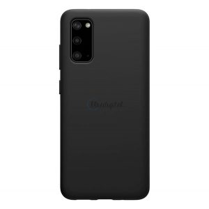 Protector de telefon din silicon NILLKIN FLEX PURE (ultra-subțire, ecologic, interior din microfibră de pluș, mat) NEGRU Samsung Galaxy S20 (SM-G980F), Samsung Galaxy S20 5G (SM-G981U)