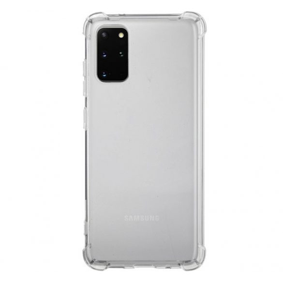 Protectie din silicon pentru telefon (rezistenta medie la impact, colt cu perna de aer) TRANSPARENT Samsung Galaxy S20 Plus (SM-G985F), Samsung Galaxy S20 Plus 5G (SM-G986)