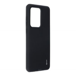 Protector de telefon din silicon ROAR RICO ARMOR (rezistență medie la impact, spate din plastic, mat) NEGRU Samsung Galaxy S20 Ultra (SM-G988F), Samsung Galaxy S20 Ultra 5G (SM-G988B)