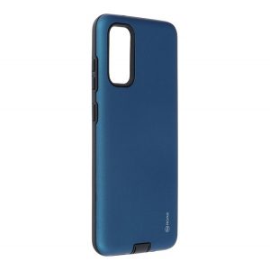 Protectie de telefon din silicon ROAR RICO ARMOR (rezistenta medie la impact, spate din plastic, mat) ALBASTRU INCHIS Samsung Galaxy S20 (SM-G980F), Samsung Galaxy S20 5G (SM-G981U)