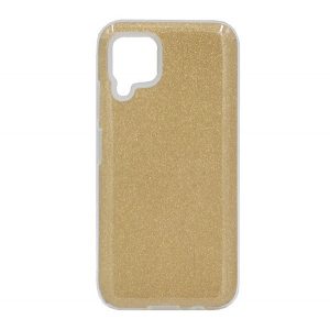 Husă silicon pentru telefon (interior din plastic, spate lucios) GOLD pentru Huawei P40 Lite 4G / Nova 6 SE