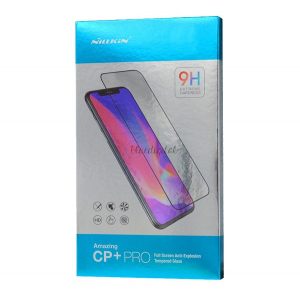 Sticlă de protecție pentru ecran NILLKIN CP+ PRO (margine rotunjită 2.5D, curbată, lipici complet, rezistentă la zgârieturi, filtrare UV, 0,33 mm, 9H) NEGRU Samsung Galaxy A21 (SM-A210F)