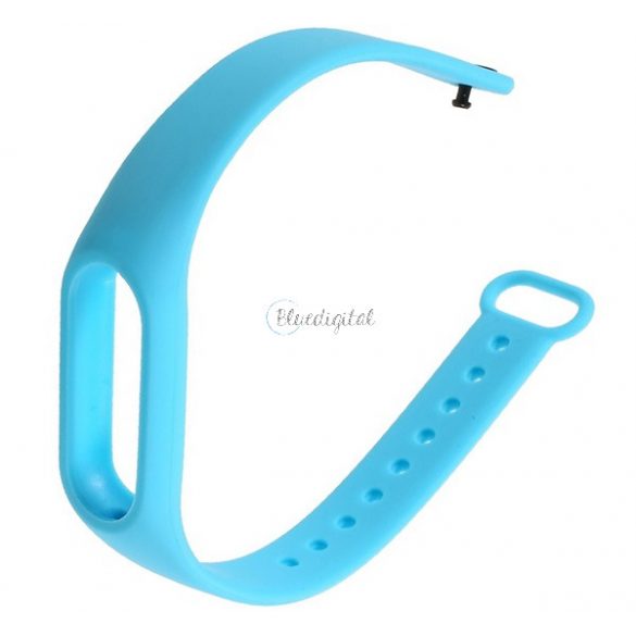 Curea de schimb (dimensiune personalizată, silicon) ALBASTRU DESCHIS Xiaomi MI Band 2