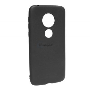 Protectie din silicon pentru telefon (mat) NEGRU Motorola Moto G7 Play (XT1952)