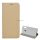 Carcasa in picioare, efect piele (FLIP, deschidere laterala, functie suport de masa, model romb) GOLD Huawei P40 Lite E / Y7p