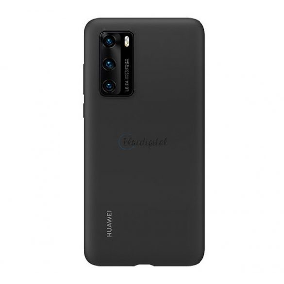 Protector de telefon din silicon HUAWEI NEGRU Huawei P40