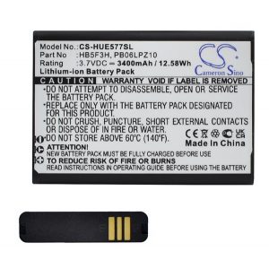 Baterie CAMERON SINO Li-Ion (3.7V/3400mAh, compatibil cu Huawei HB5F3H) NEGRU