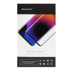 NILLKIN DS+ MAX folie sticlă protecție ecran(3D, lipici complet, aderență completă la suprafață, ultra-subțire, rezistent la impact, 0.23mm, 9H) negru Huawei P40 Pro 5G, Huawei P40 Pro+ 5G