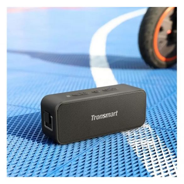 difuzor portabil bluetooth TRONSMART ELEMENT T2 PLUS (v5.0, conector tip C, ieșire AUX, rezistent la apă, 20 W) NEGRU