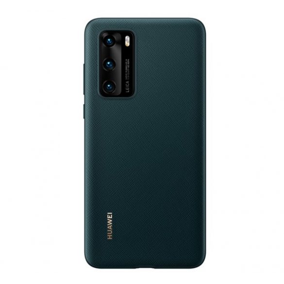 HUAWEI plastic protecțiede telefon (piele Husă spate) GREEN pentru Huawei P40