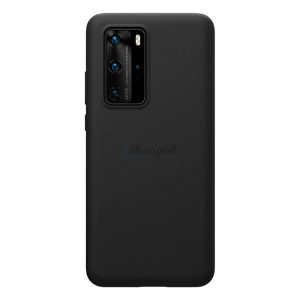 Protector de telefon din silicon NILLKIN FLEX PURE (ultra-subțire, ecologic, interior din microfibră de pluș, mat) NEGRU Huawei P40 Pro 5G