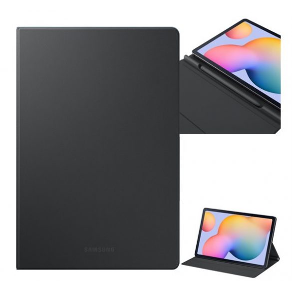 SAMSUNG Husă (active FLIP, suport desktop, suport S Pen) GREY pentru Samsung Galaxy Tab S6 Lite 10.4 WIFI (SM-P610) 2020, Samsung Galaxy Tab S6 Lite 10.4 LTE (SM-P615) 2020, Samsung Galaxy