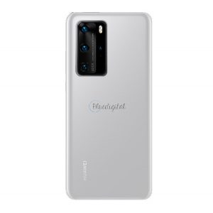 Protectie telefon din plastic (cauciucat) TRANSPARENT Huawei P40 Pro 5G