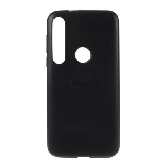 Protectie din silicon pentru telefon (mat) NEGRU Motorola Moto G8 Plus (XT2019)