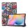 Husă în picioare, efect piele (FLIP activ, deschidere laterală, TRIFOLD, suport desktop, graffiti) CULOARE Samsung Galaxy Tab S6 Lite 10.4 WIFI (SM-P610) 2020, Samsung Galaxy Tab S6 Lite 10.4 LTE (SM-P615) 2020, Samsung Galaxy Tab S6 Lite 10.4 WIFI 