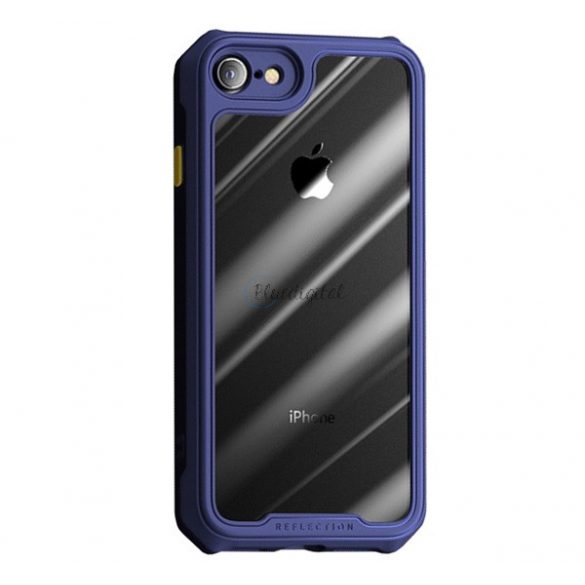 Protector de telefon din plastic (spate din silicon, ultra-subțire, rezistent la impact mediu, colț cu perne de aer) ALBASTRU ÎNCHIS Apple iPhone 7 4.7, Apple iPhone 8 4.7, Apple iPhone SE 2 (2020), Apple iPhone SE 3 (20)