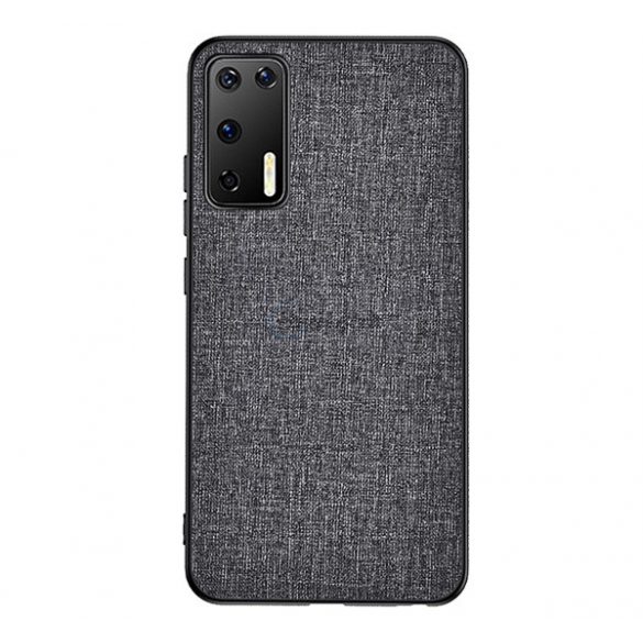 Protectie din plastic pentru telefon (rezistenta la impact mediu, cadru silicon, spate textil) GRI Huawei P40