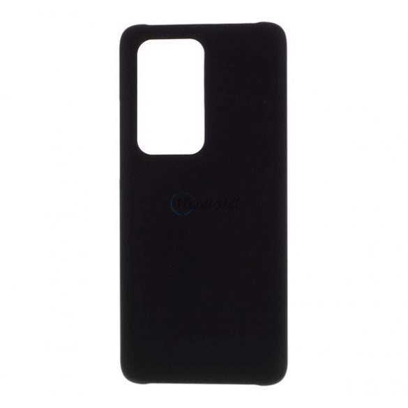 Protector telefon din plastic (cauciucat) NEGRU Huawei P40 Pro+ 5G