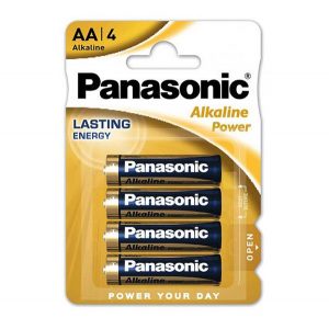 Baterie durabilă PANASONIC ALKALINE POWER (AA, LR6APB, 1,5 V, alcalină) 4 buc/pachet