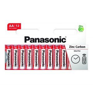 Baterie PANASONIC (AA, R6RZ, 1.5V, zinc-carbon) 12pcs / pachet