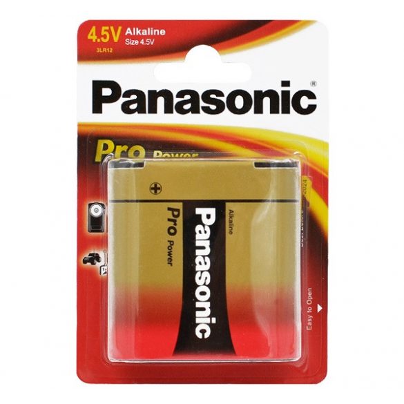 Baterie durabilă PANASONIC PRO POWER (3LR12, 4,5 V, alcalină, plată) 1 buc/pachet