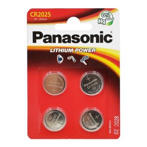 PANASONIC celulă buton (CR2025, 3V, litiu) 4 buc / pachet