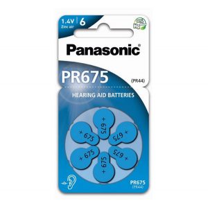 Baterie PANASONIC (PR675/6LB, 1.4V, zinc-aer) 6 buc / pachet