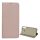 Carcasa in picioare, efect piele (FLIP, deschidere laterala, functie suport birou) ROSE GOLD Huawei P40 Lite E / Y7p