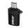 Adaptor ENKAY (priza USB - Type-C, OTG, transfer de date) NEGRU