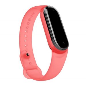 Curea de schimb (dimensiune personalizată, silicon) ROZ Xiaomi Mi Band 5, Xiaomi Mi Band 7, Xiaomi Mi Band 6 NFC, Xiaomi Mi Band 6