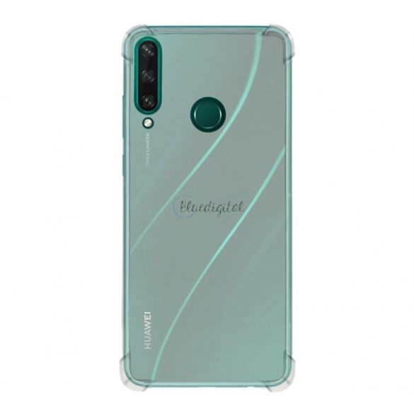 Protectie telefon din plastic ROAR JELLY ARMOR (cadru din silicon, rezistenta medie la impact, colt cu perna de aer) TRANSPARENT Huawei Y6p