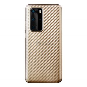 Protector de telefon din silicon (model carbon) GOLD Huawei P40 Pro 5G