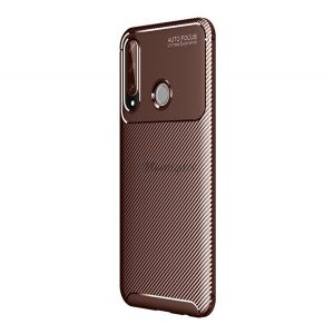 Protectie din silicon pentru telefon (rezistenta medie la impact, colt cu perna de aer, model carbon) MARO Huawei Y6p