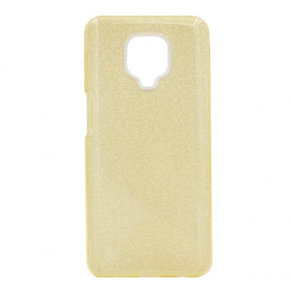 Husă silicon pentru telefon (interior din plastic, spate lucios) GOLD Xiaomi Redmi Note 9 Pro, Xiaomi Redmi Note 9S