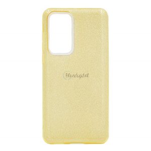 Protectie de telefon din silicon (interior din plastic, spate lucios) GOLD Huawei P40