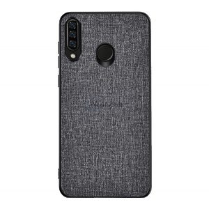 Protectie din plastic pentru telefon (rezistenta medie la impact, cadru silicon, spate textil) GRI Huawei Y6p