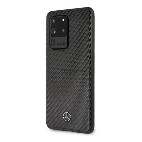 CG MOBILE MERCEDES-BENZ protectie din plastic pentru telefon (model carbon) NEGRU Samsung Galaxy S20 Ultra (SM-G988F), Samsung Galaxy S20 Ultra 5G (SM-G988B)