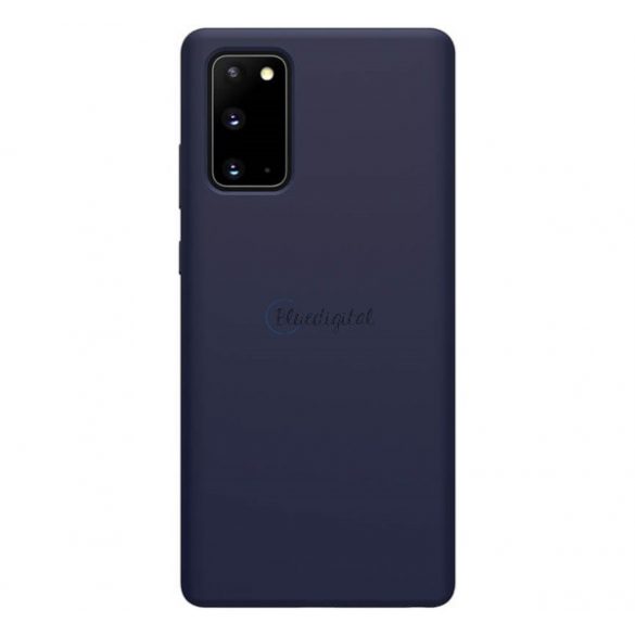 Protector de telefon din silicon NILLKIN FLEX PURE (ultra-subțire, ecologic, interior din microfibră de pluș, mat) ALBASTRU ÎNCHIS Samsung Galaxy Note 20 (SM-N980F), Samsung Galaxy Note 20 5G (SM-N981F)