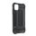 Protector de telefon din plastic Defender (rezistenta la impact mediu, colt cu perna de aer, interior din silicon, efect metalic) NEGRU Apple iPhone 12 mini