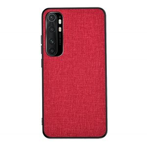 protecțiede telefon din plastic (rezistent la impact mediu, cadru din silicon, spate textil) PIROS Xiaomi Mi Note 10 Lite