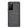 Protectie din plastic pentru telefon (rezistenta medie la impact, cadru silicon, spate textil) GREY Honor X10 5G