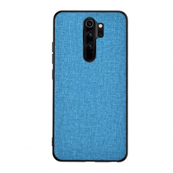 protecțiede telefon din plastic (rezistent la impact mediu, cadru din silicon, spate textil) BRIGHT albastruXiaomi Redmi 9