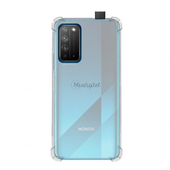 Protectie din silicon pentru telefon (rezistenta la impact mediu, colt cu perna de aer) TRANSPARENT Honor X10 5G