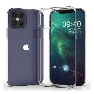 Protectie din silicon pentru telefon (ultra-subtire) TRANSPARENT Apple iPhone 12 Pro, Apple iPhone 12