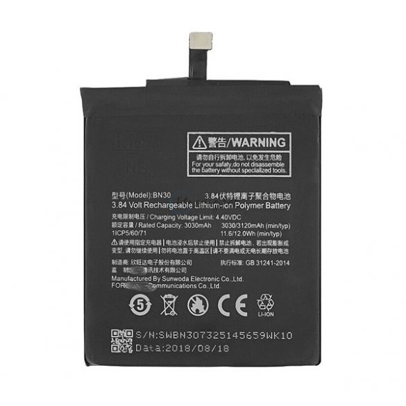 Baterie 3030mAh LI-Polymer (compatibil BN30) Xiaomi Redmi 4A (4A Pro)